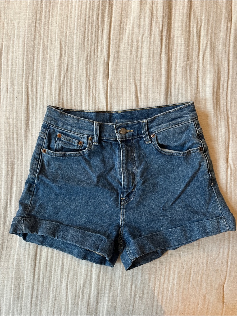 Levi's Blue Denim Shorts